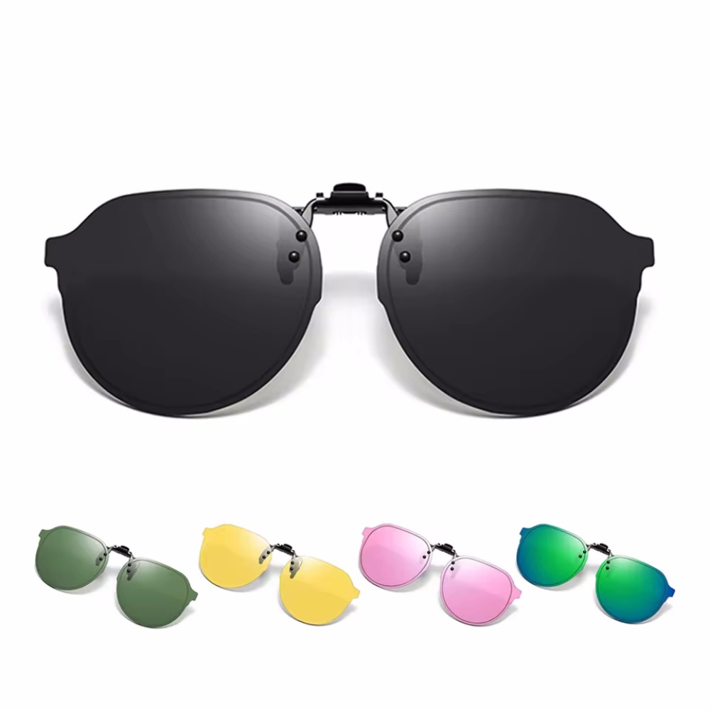Fishing Sunglasses Polarized - Gepolariseerde zonnebrandcrème lenzen Opklapbare clip op