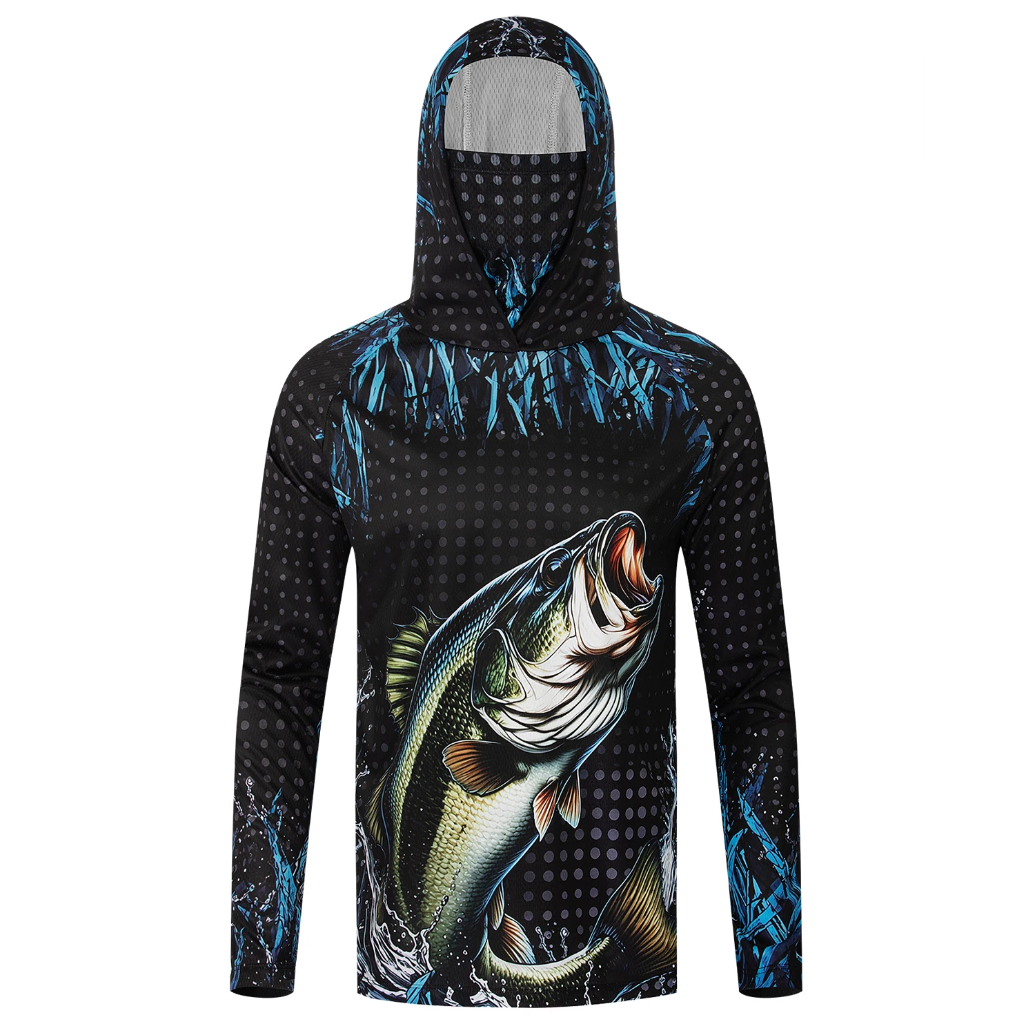 Heren UPF50+ vishoodie met gez - Fishing Mask Sun Protection recensie en prijs